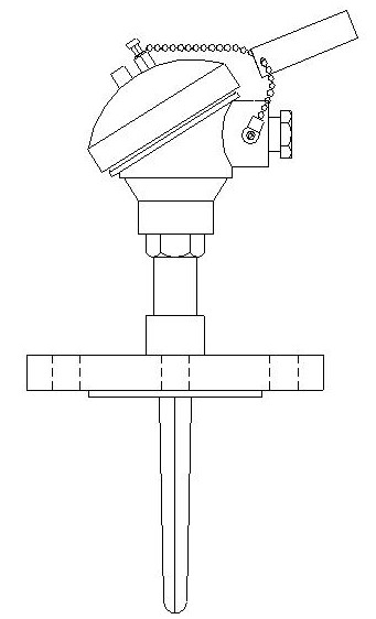 HD flange drawing